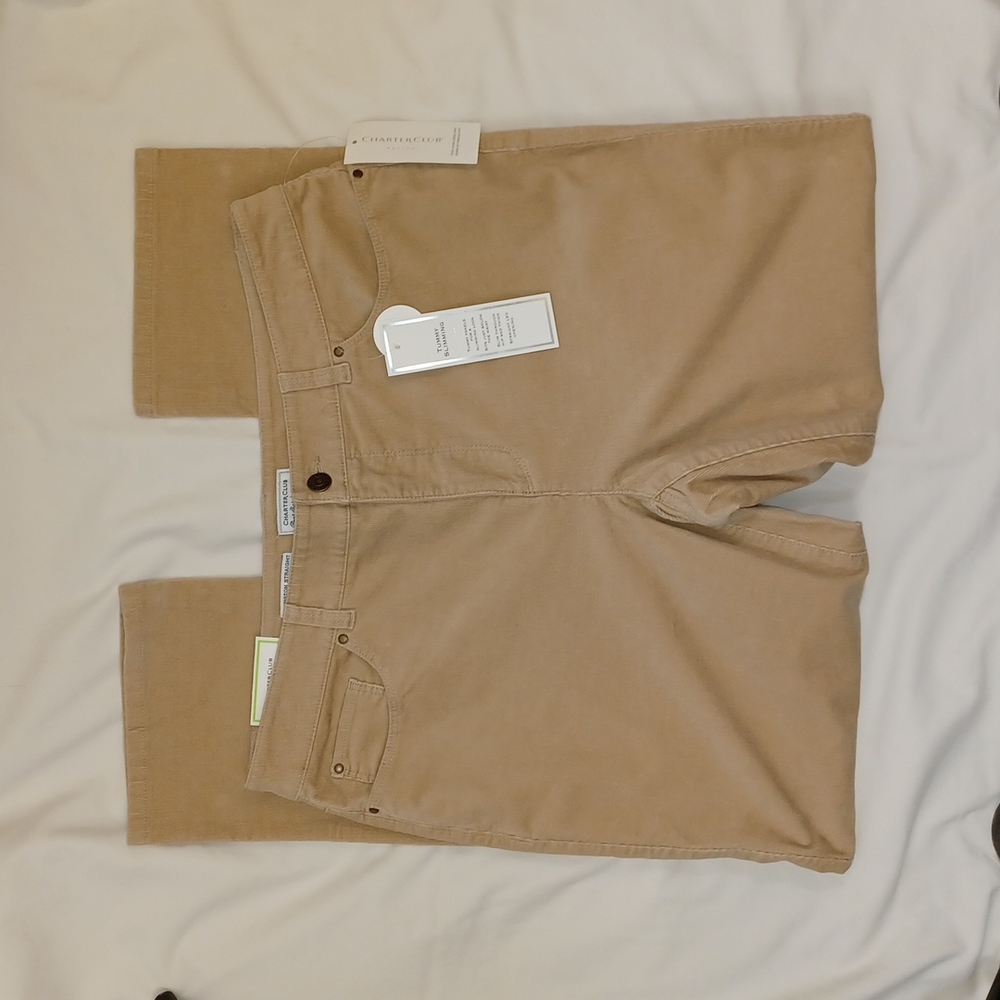 Charter Club Petite Lexington Corduroy Pants - Picture 3 of 5